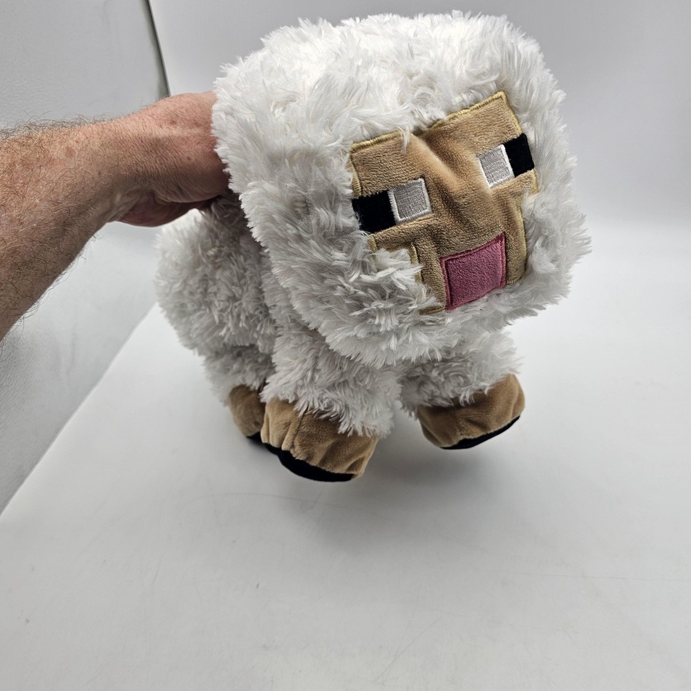 Minecraft Sheep Plush Stuffed Animal Toy Small White Soft Cute Jay Franco 2020